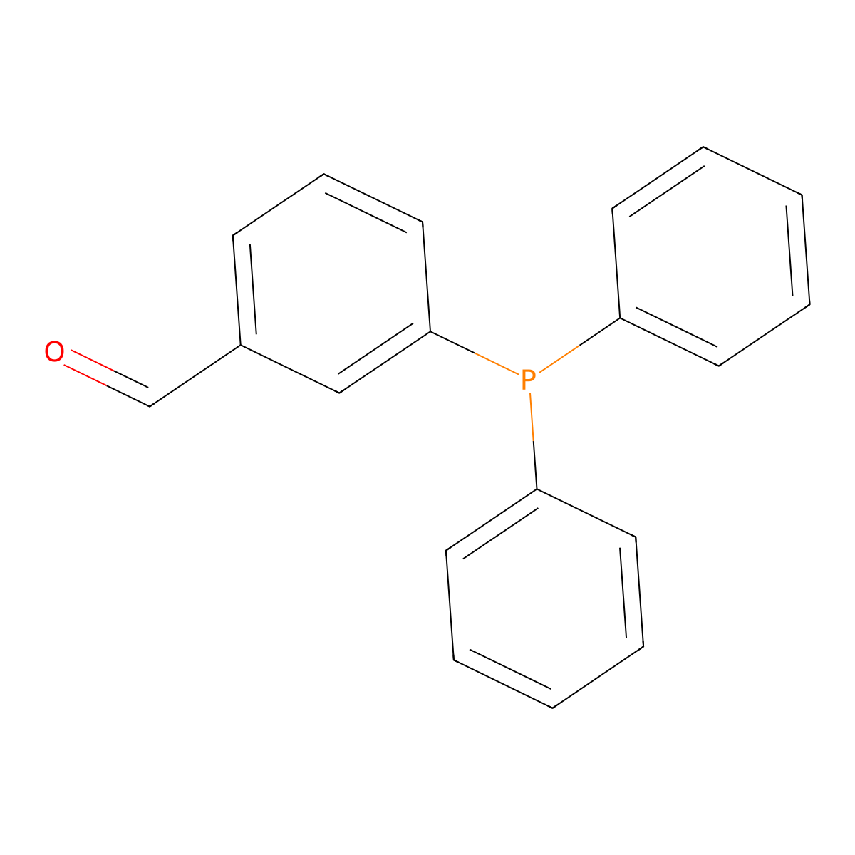 3-(Diphenylphosphino)benzaldehyde molecular structure, CAS 50777-69-0