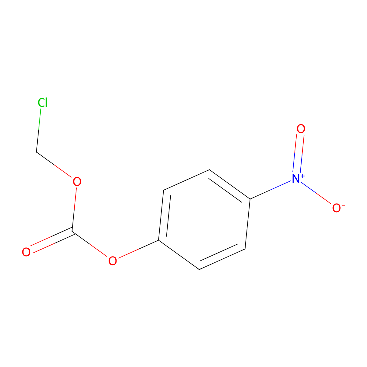 Chloromethyl 4-nitrophenyl carbonate molecular structure, CAS 50780-50-2