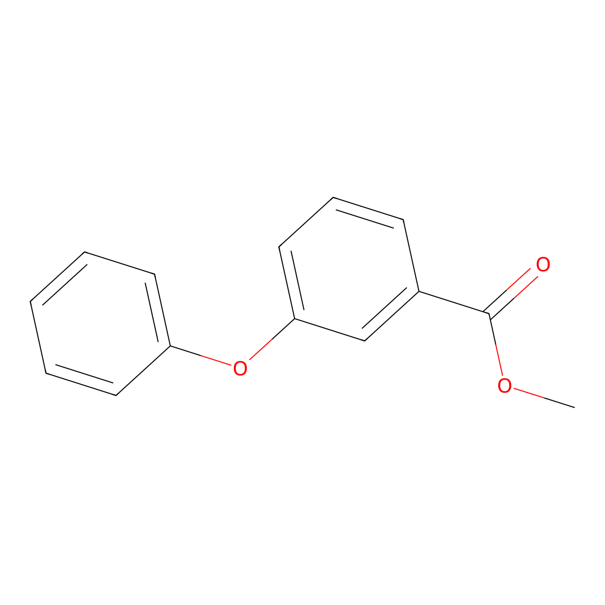 Methyl 3-phenoxybenzoate molecular structure, CAS 50789-43-0