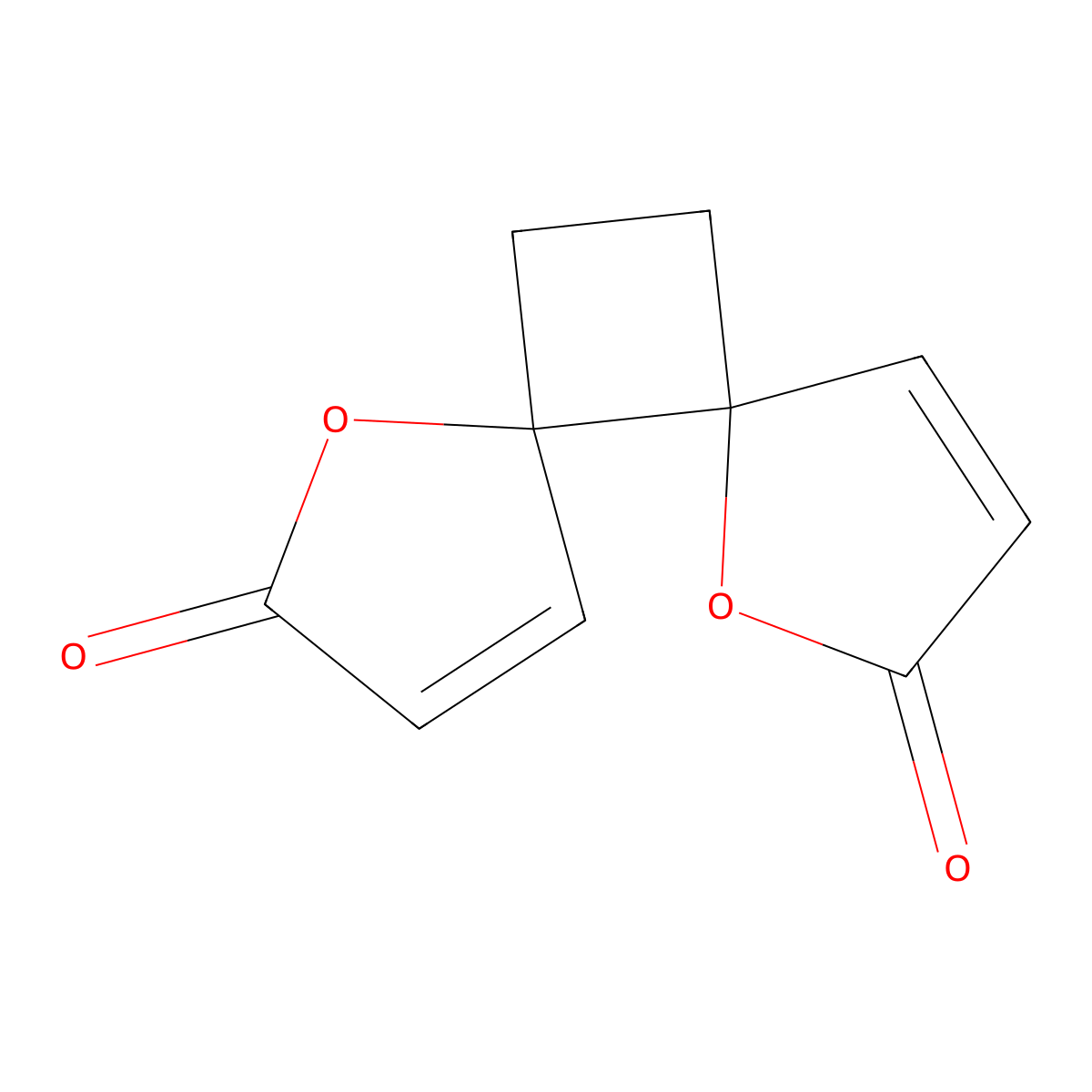 Anemonin molecular structure, CAS 508-44-1