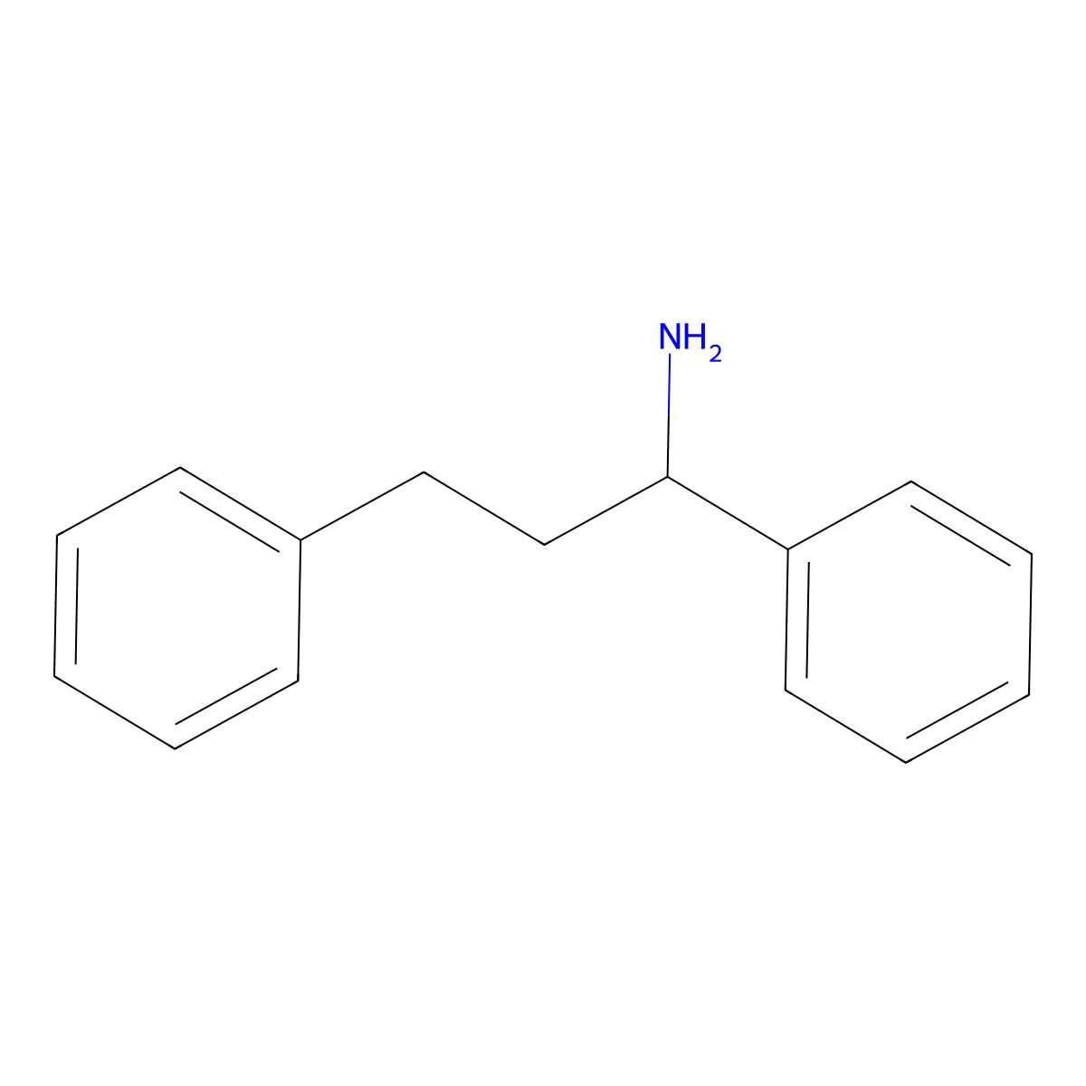 (R)-1,3-Diphenylpropan-1-amine molecular structure, CAS 5080-12-6