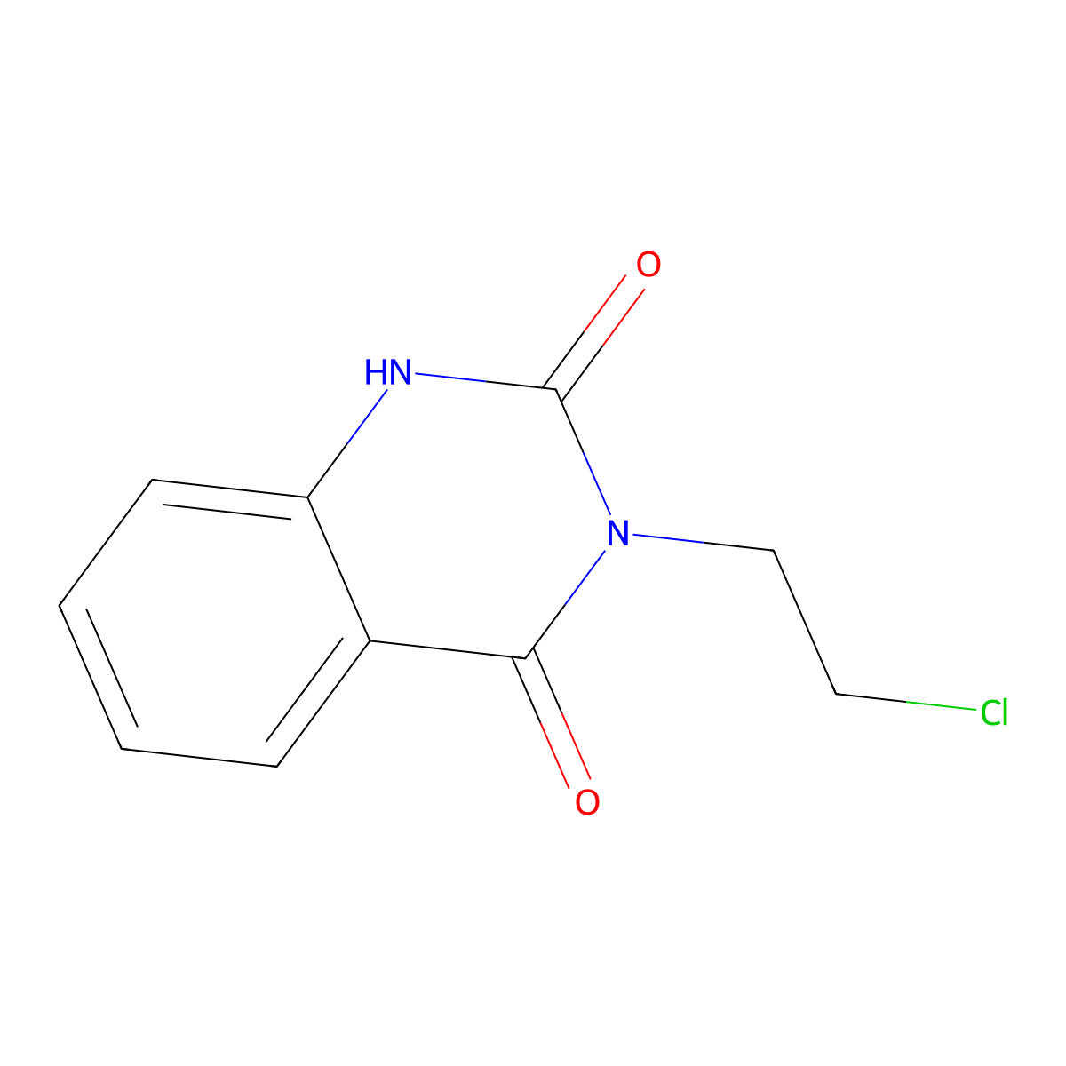 3-(2-chloroethyl)(1H,3H)quinazoline-2,4-dione molecular structure, CAS 5081-87-8