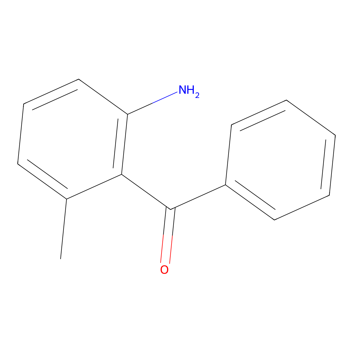 2-Benzoyl-3-methylaniline molecular structure, CAS 50817-58-8