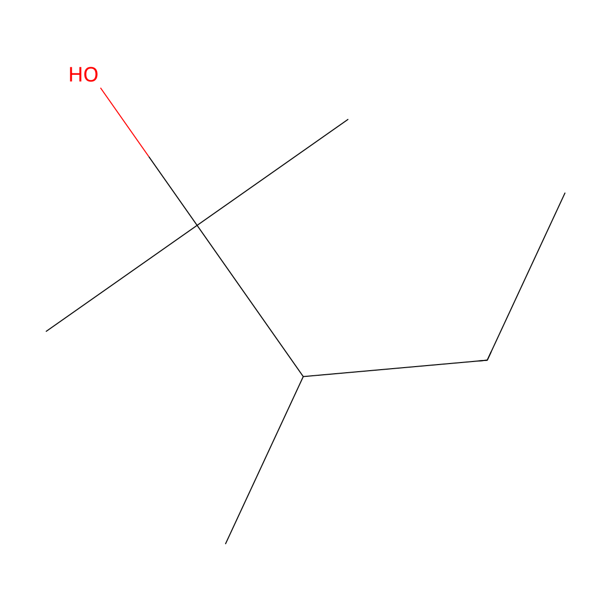 2,3-Dimethyl-2-pentanol molecular structure, CAS 50819-06-2