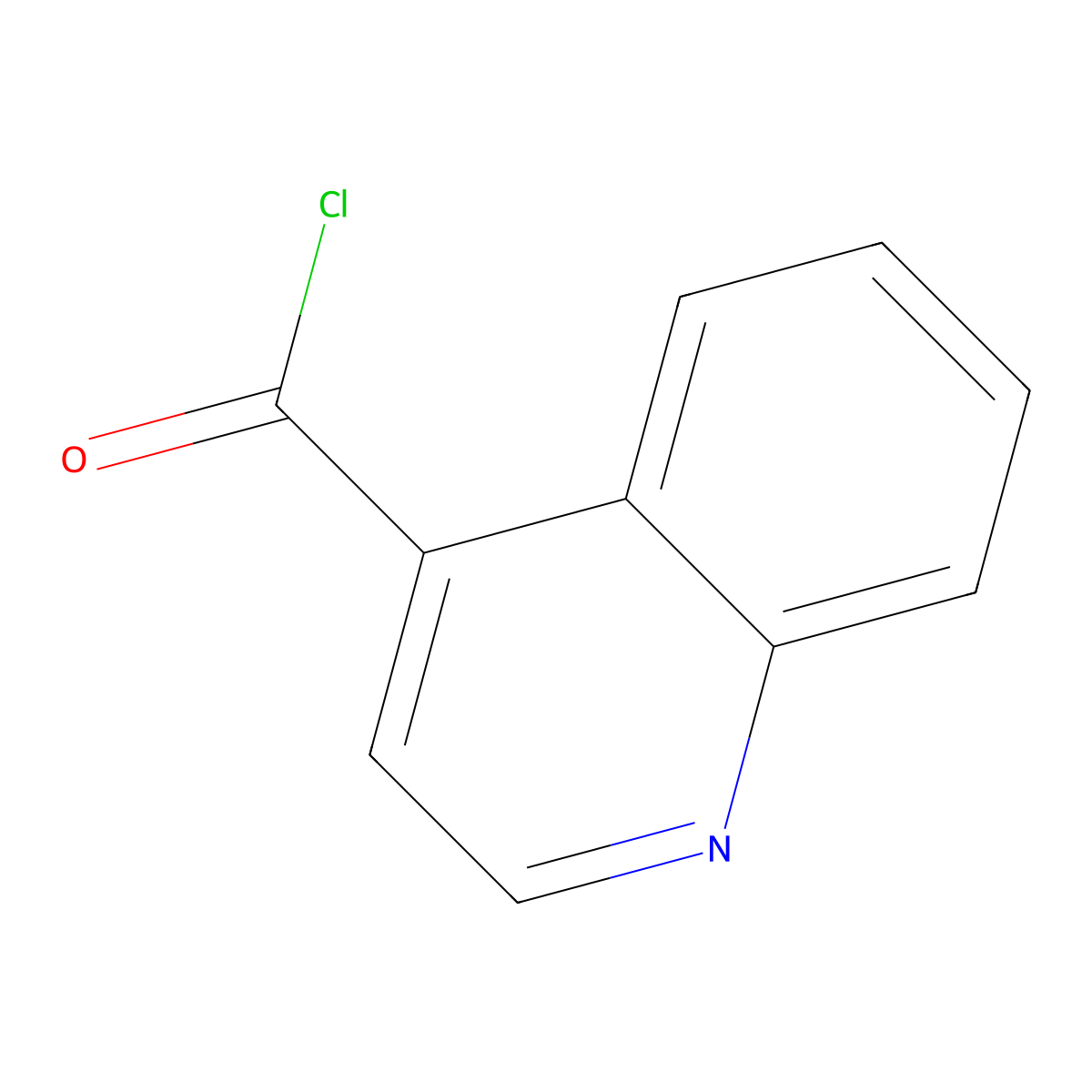 4-Quinolinecarbonyl chloride molecular structure, CAS 50821-72-2