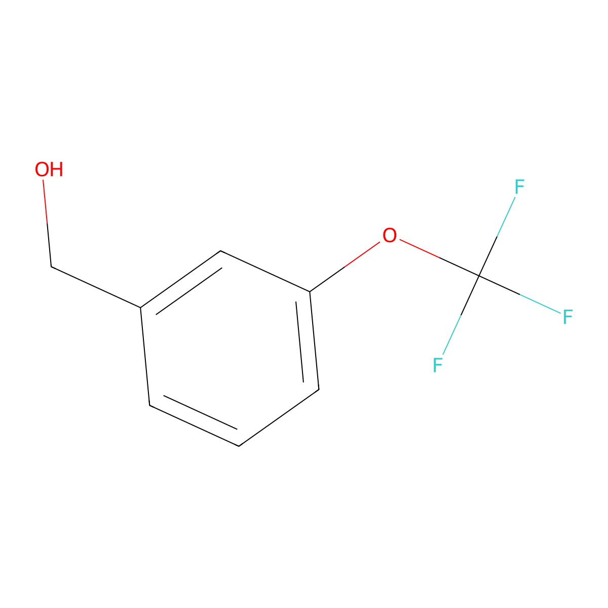 3-(Trifluoromethoxy)benzyl alcohol molecular structure, CAS 50823-90-0