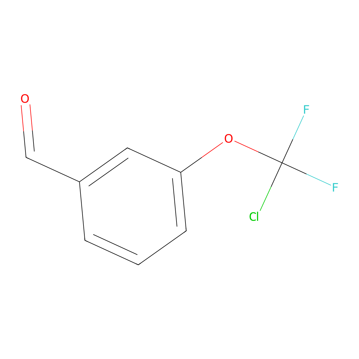 3-(Chlorodifluoromethoxy)benzaldehyde molecular structure, CAS 50823-93-3