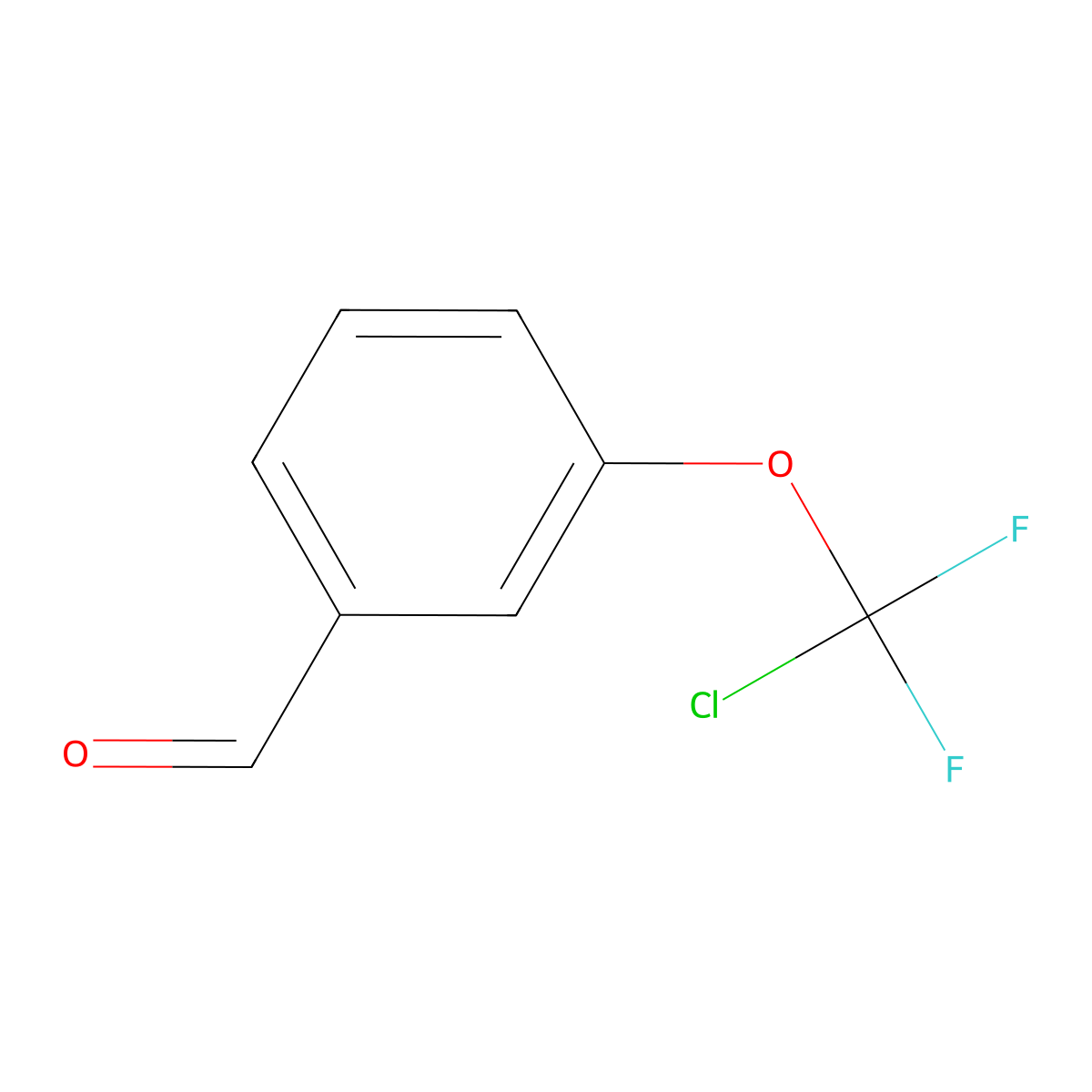 3-(Chlorodifluoromethoxy)benzaldehyde molecular structure, CAS 50823-93-3