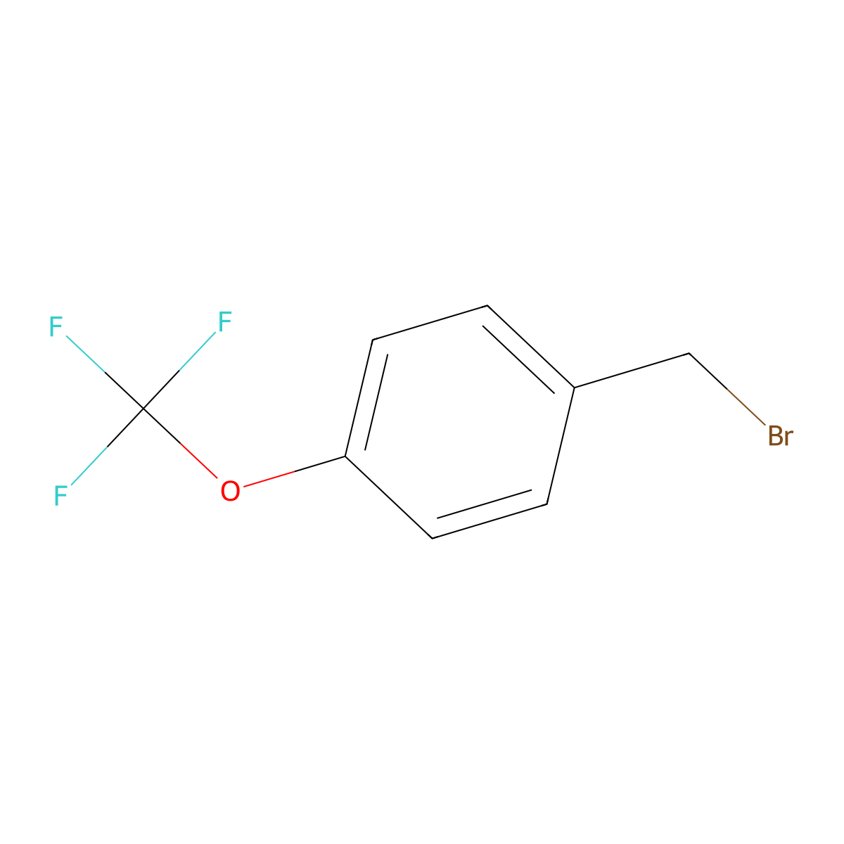 1-(Bromomethyl)-4-(trifluoromethoxy)benzene molecular structure, CAS 50824-05-0