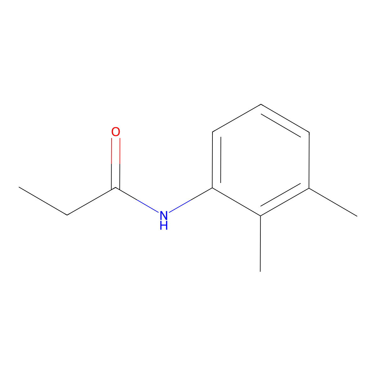 N-(2,3-Dimethylphenyl)propanamide molecular structure, CAS 50824-86-7