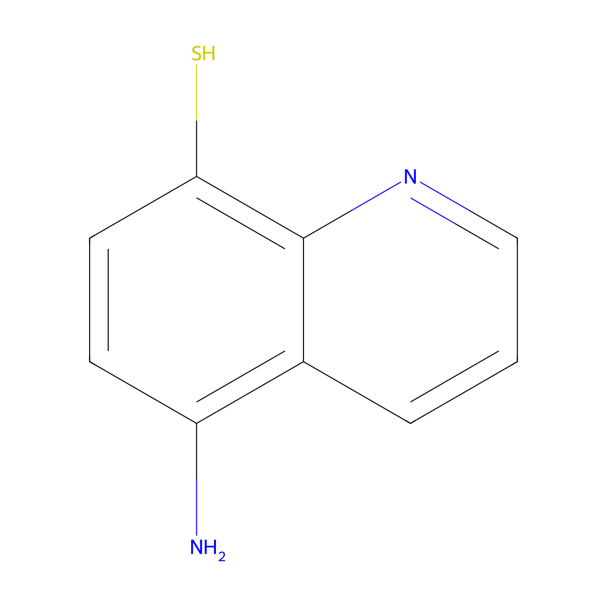 5-Aminoquinoline-8-thiol molecular structure, CAS 50825-75-7