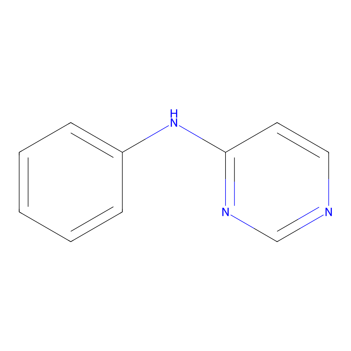N-phenylpyrimidin-4-amine molecular structure, CAS 50827-24-2