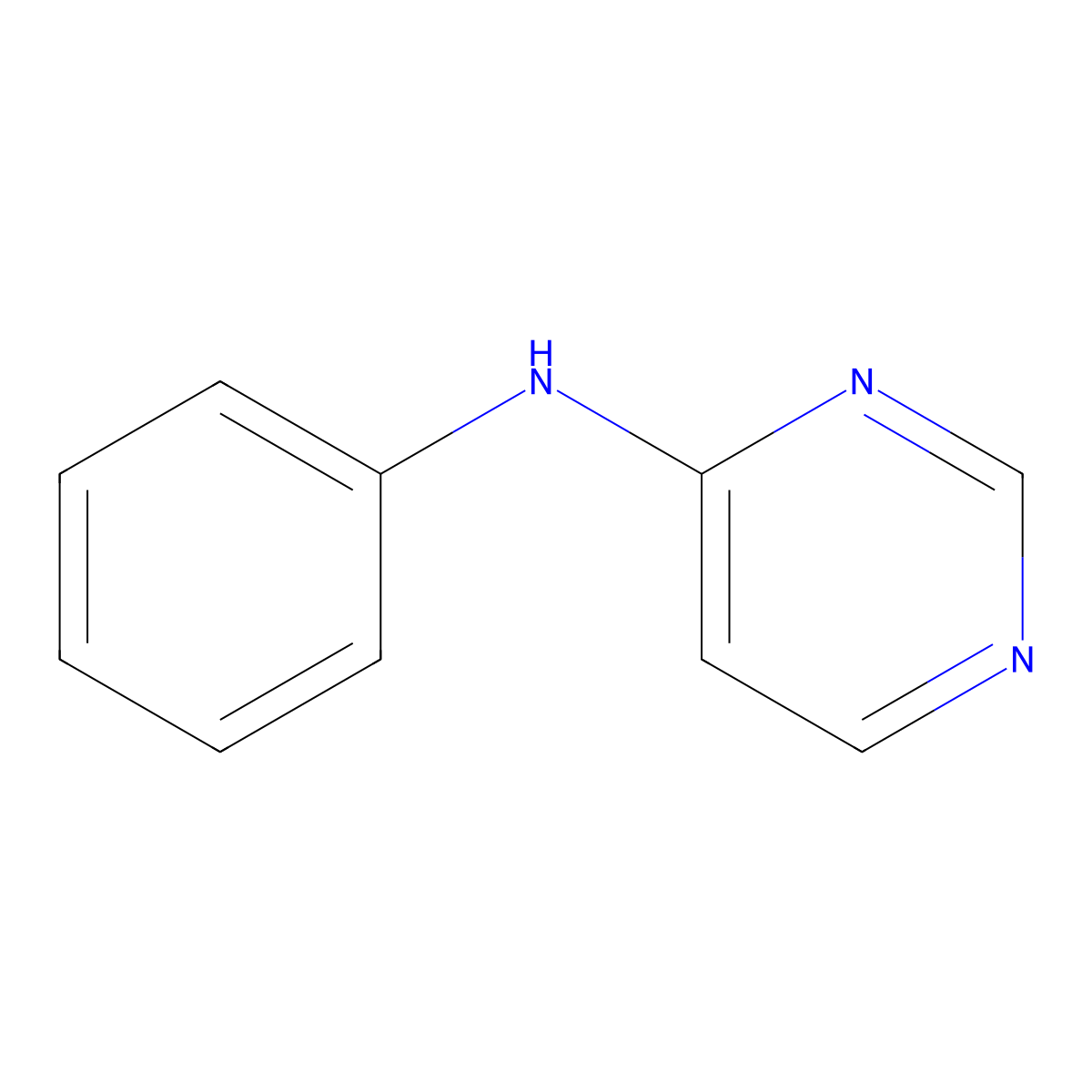 N-phenylpyrimidin-4-amine molecular structure, CAS 50827-24-2