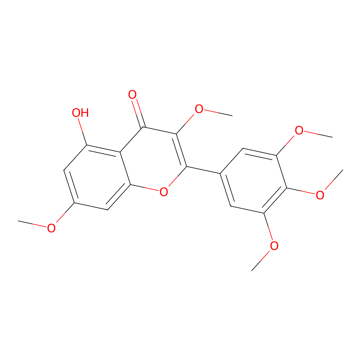 Combretol molecular structure, CAS 5084-19-5