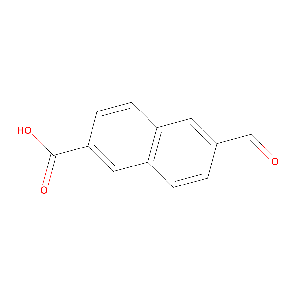 2-Formyl-6-naphthoic acid molecular structure, CAS 5084-45-7
