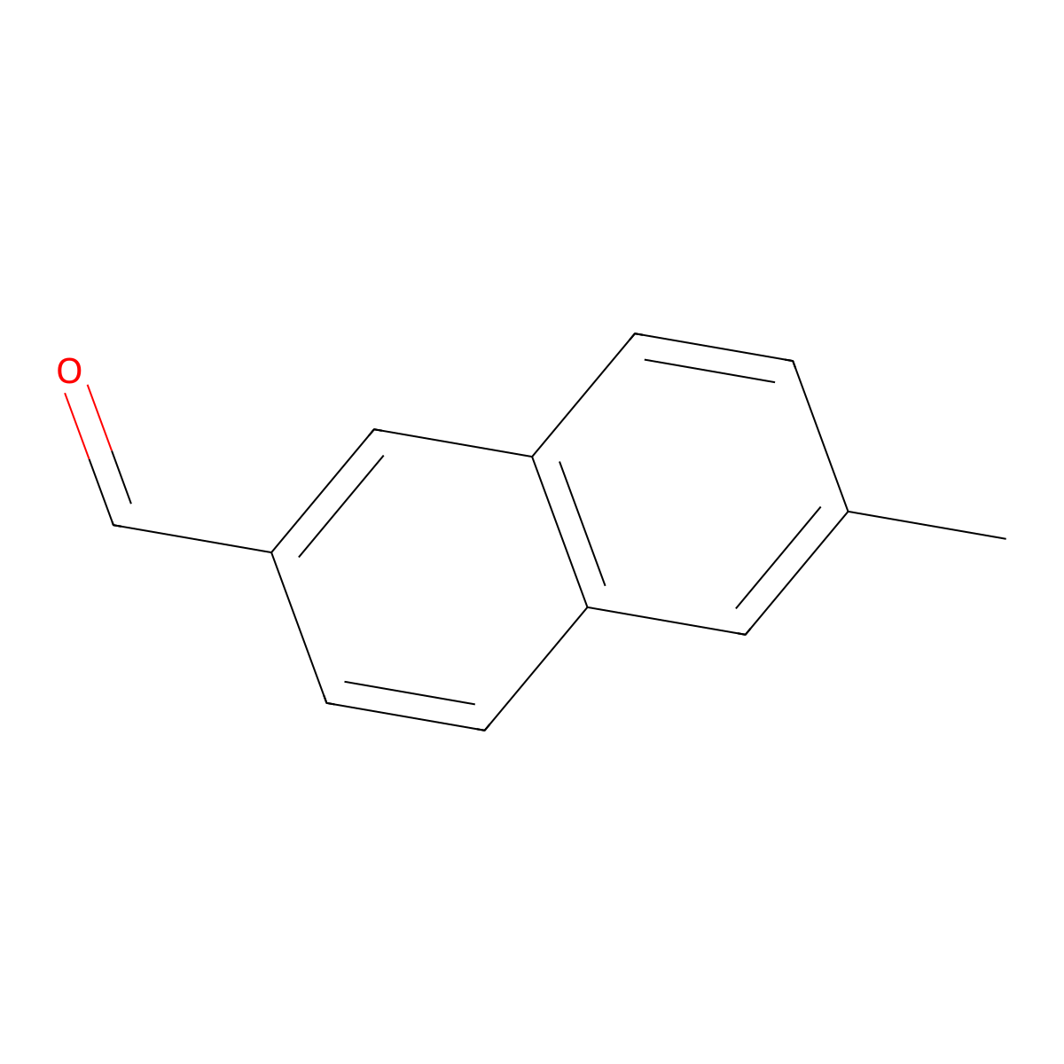 2-Naphthalenecarboxaldehyde, 6-methyl- molecular structure, CAS 5084-46-8