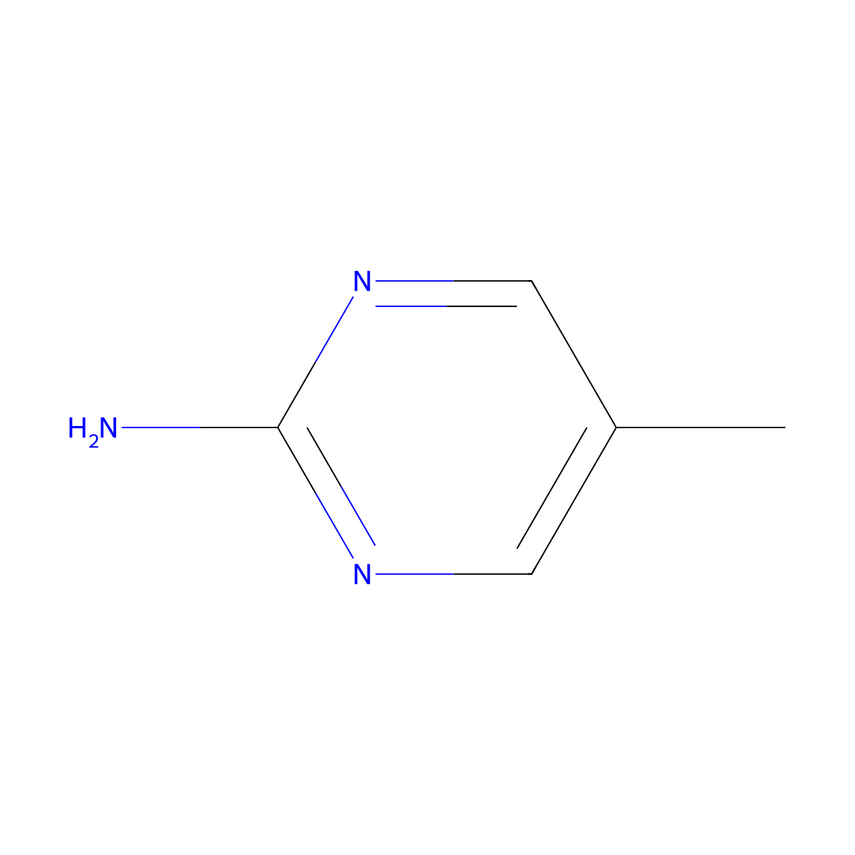 5-Methylpyrimidin-2-amine molecular structure, CAS 50840-23-8