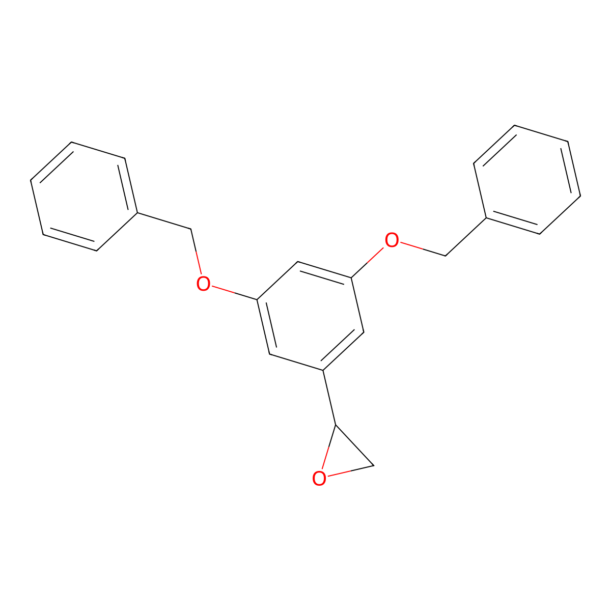 [3,5-Bis(phenylmethoxy)phenyl]oxirane molecular structure, CAS 50841-47-9