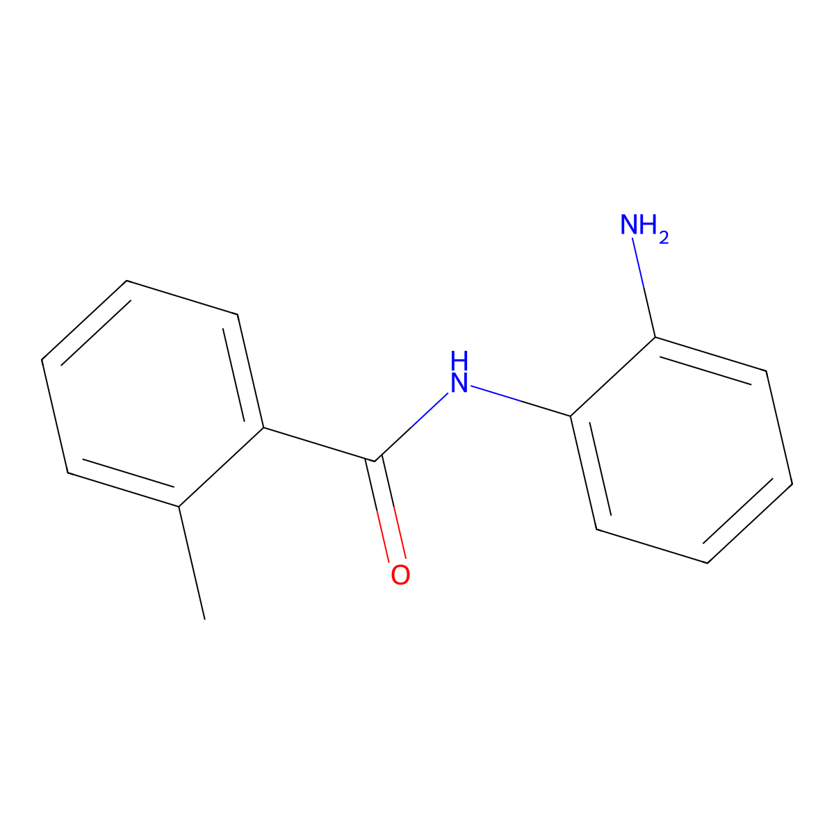 N-(2-aminophenyl)-2-methylbenzamide molecular structure, CAS 50850-12-9