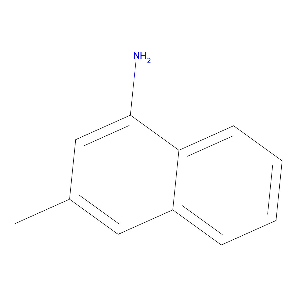 3-Methylnaphthalen-1-amine molecular structure, CAS 50870-10-5