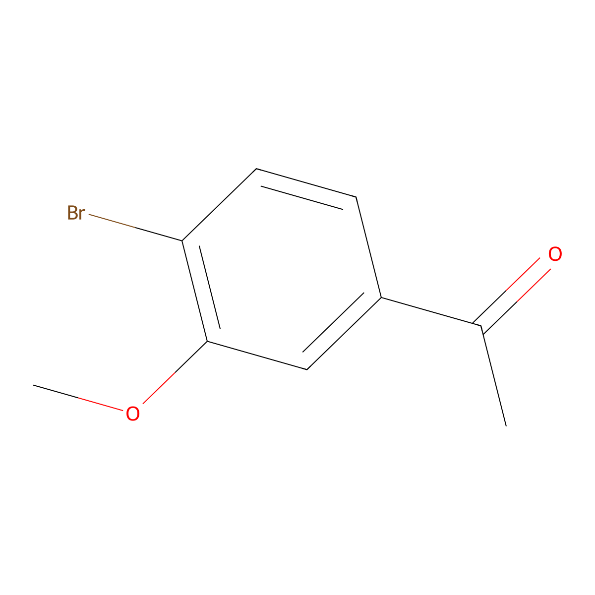 1-(4-Bromo-3-methoxyphenyl)ethanone molecular structure, CAS 50870-44-5
