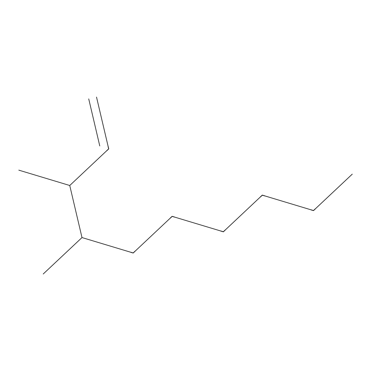 3,4-Dimethyl-1-decene molecular structure, CAS 50871-03-9