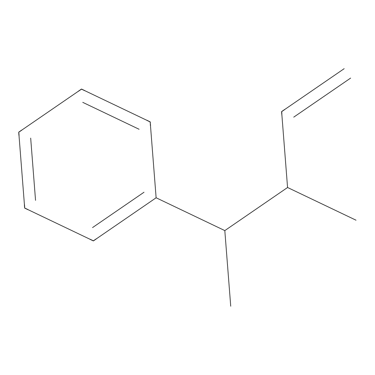 3-Methyl-4-phenyl-1-pentene molecular structure, CAS 50871-04-0