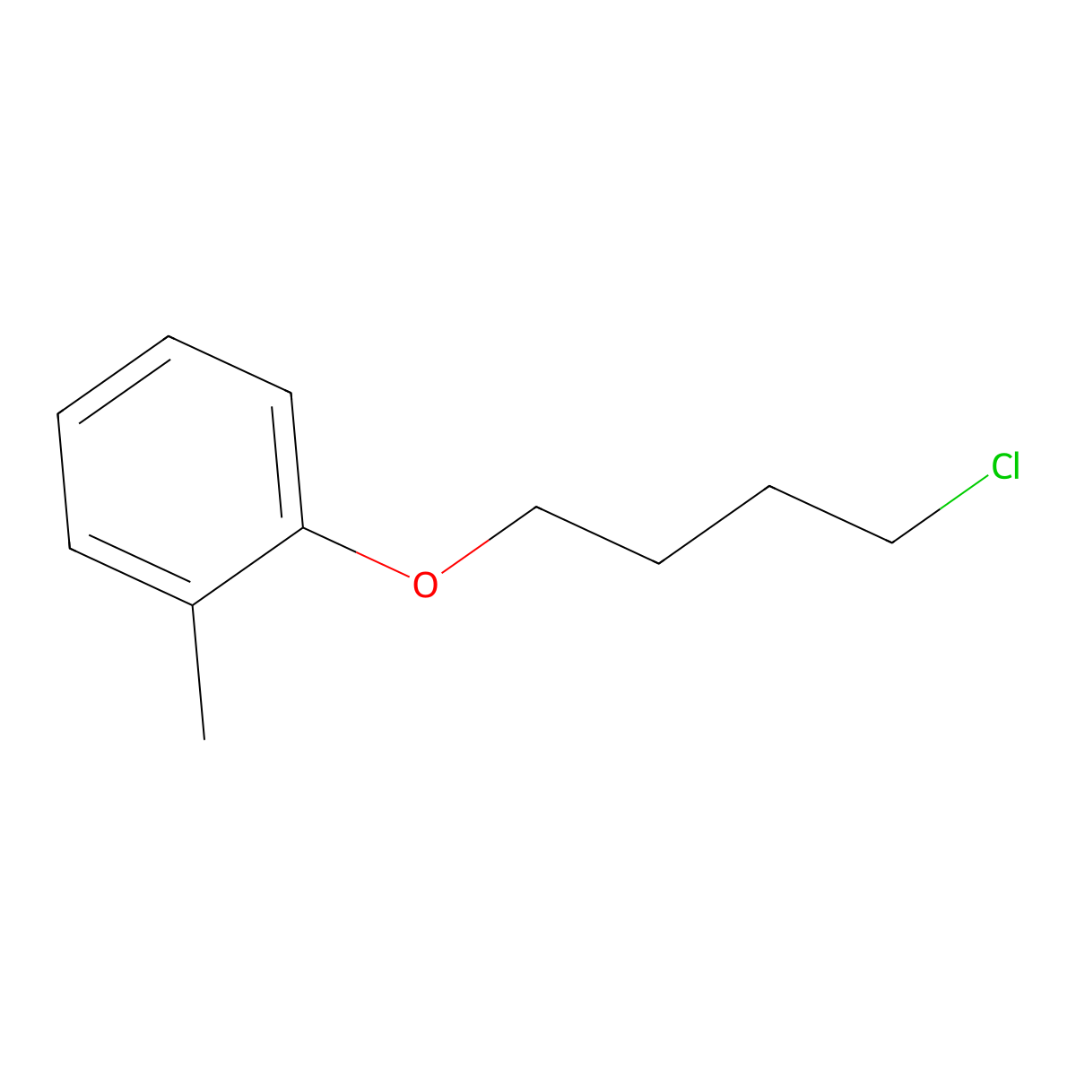 1-(4-Chlorobutoxy)-2-methylbenzene molecular structure, CAS 50873-93-3