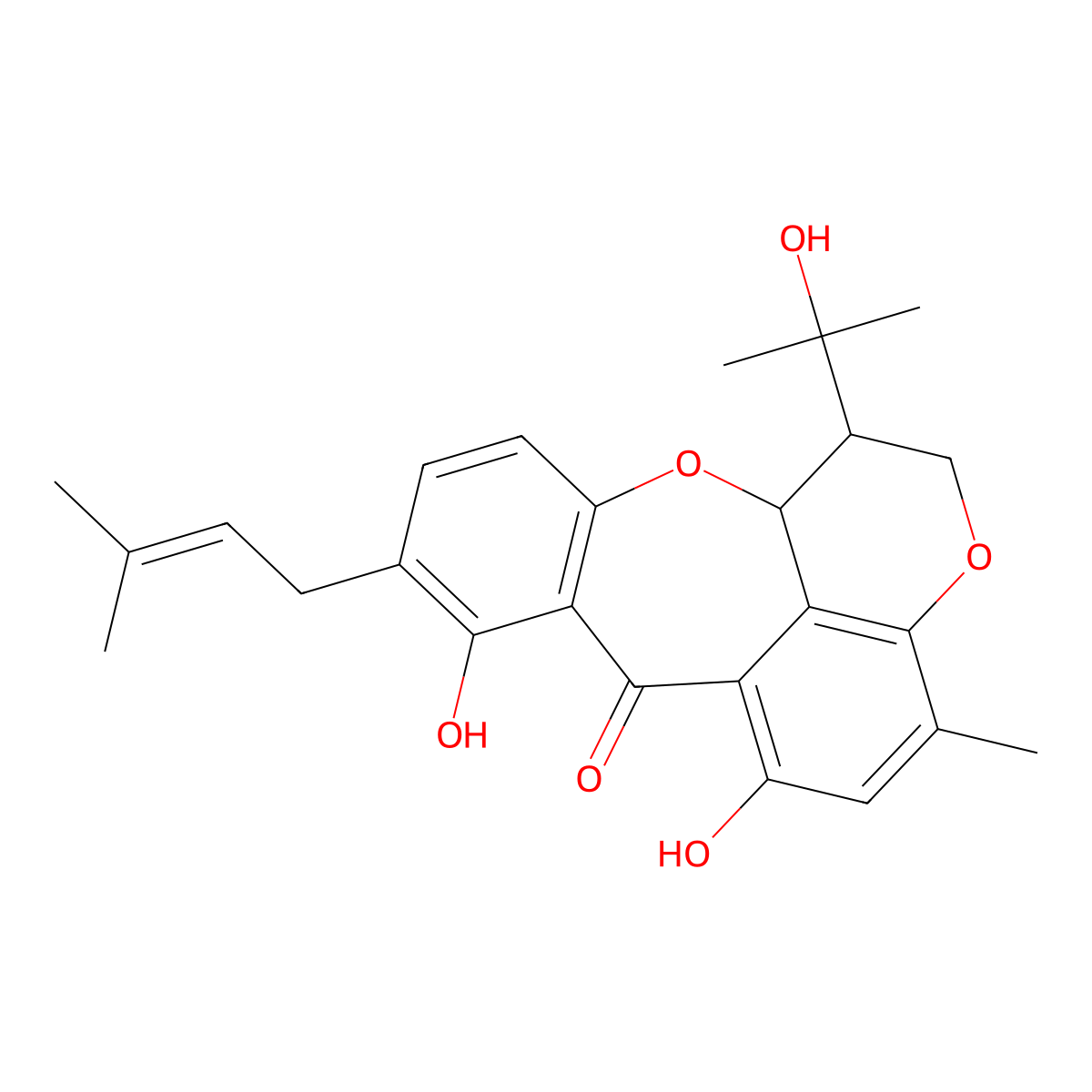 Arugosin C molecular structure, CAS 50875-10-0