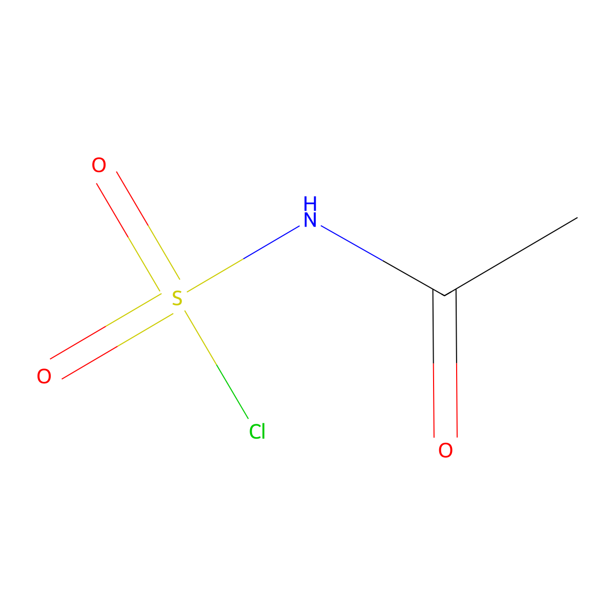 1-((Chlorosulfonyl)amino)ethan-1-one molecular structure, CAS 50881-23-7