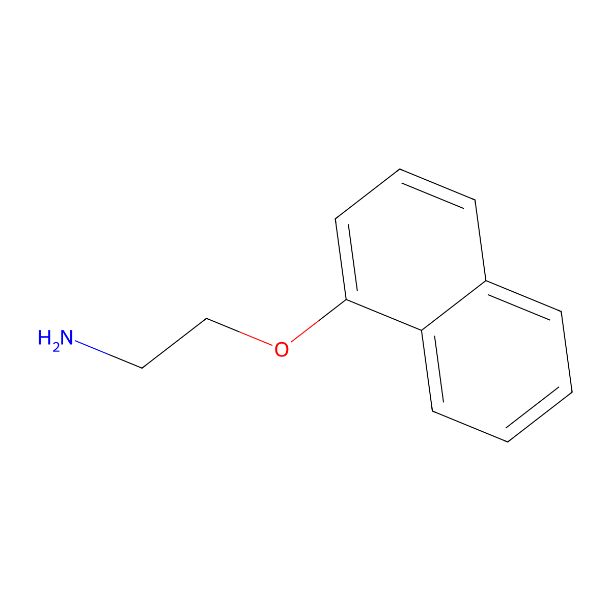 2-(Naphthalen-1-yloxy)ethanamine molecular structure, CAS 50882-68-3