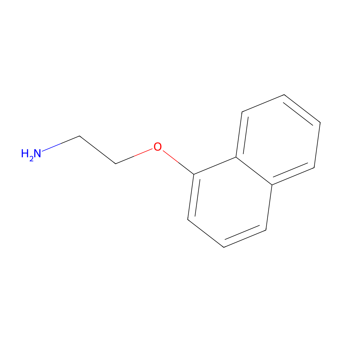 2-(Naphthalen-1-yloxy)ethanamine molecular structure, CAS 50882-68-3