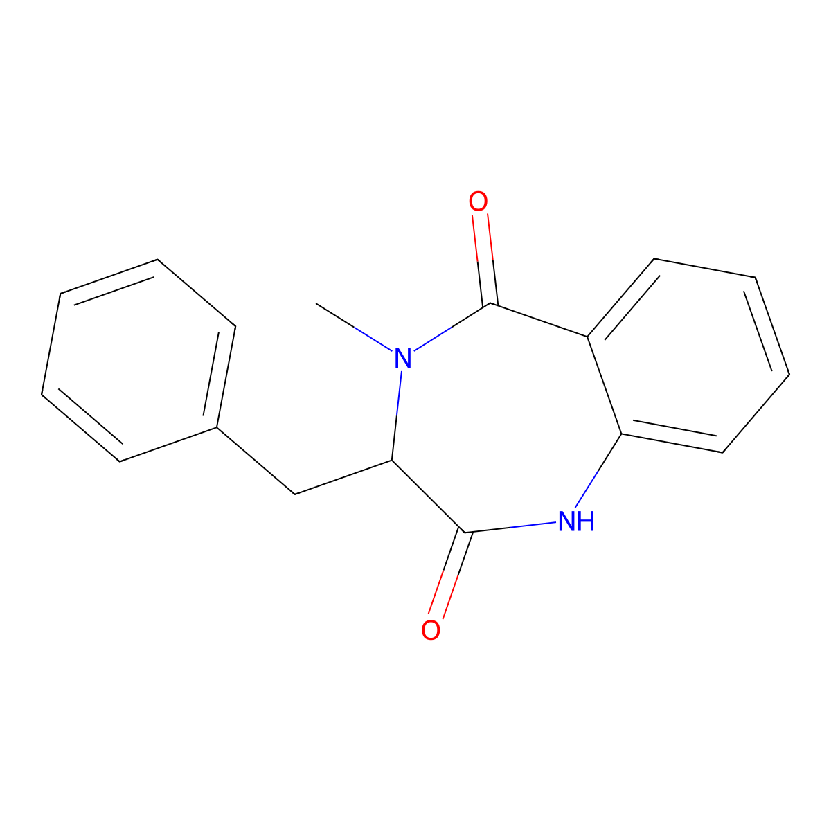 Cyclopeptine molecular structure, CAS 50886-63-0