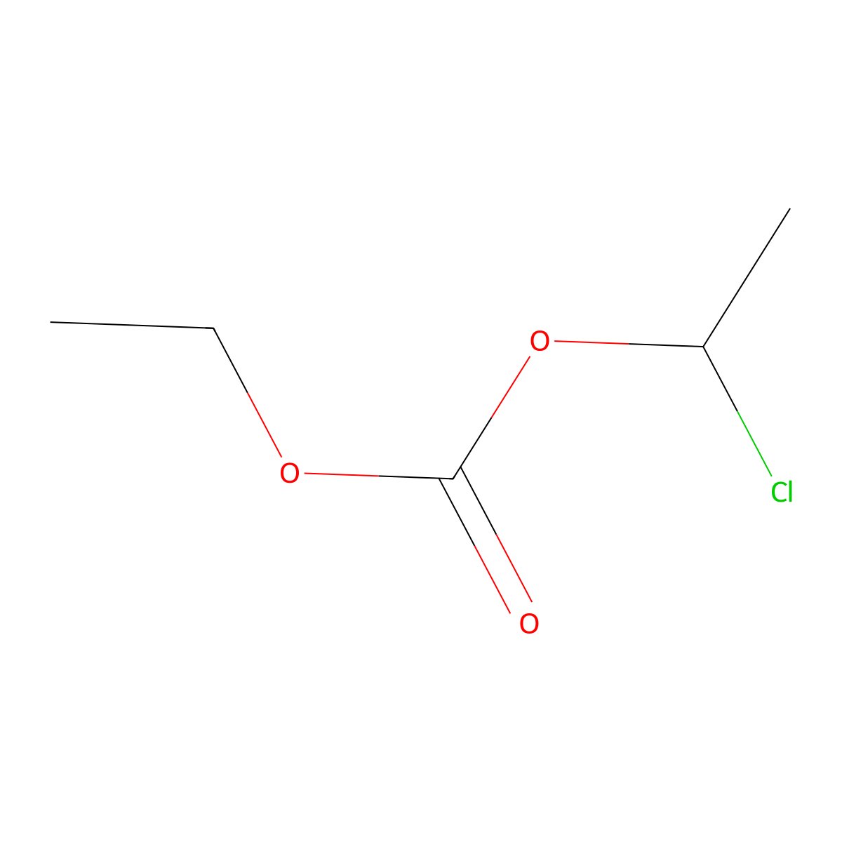 Carbonic acid, 1-chloroethyl ethyl ester molecular structure, CAS 50893-36-2