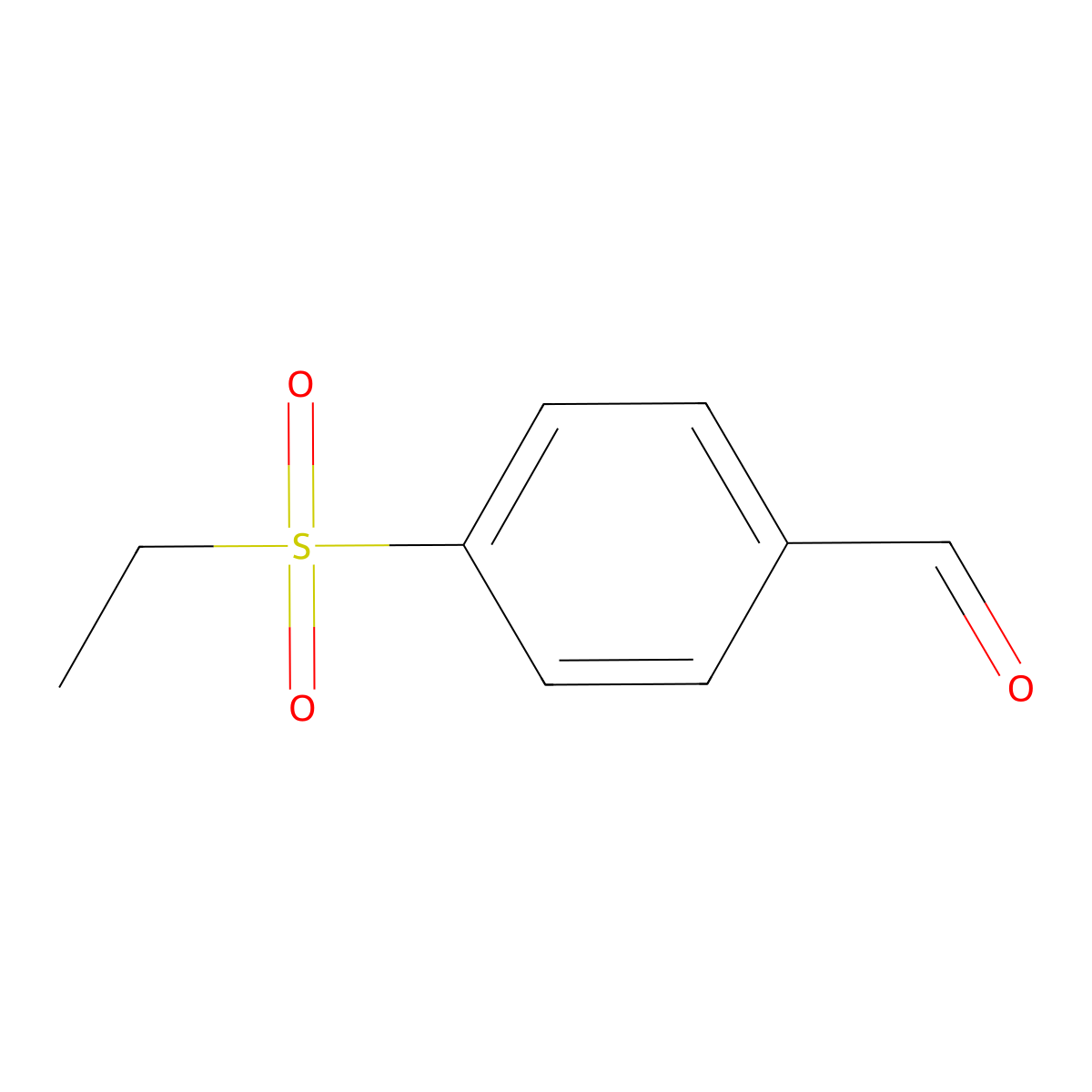 4-Ethylsulfonylbenzaldehyde molecular structure, CAS 50899-03-1