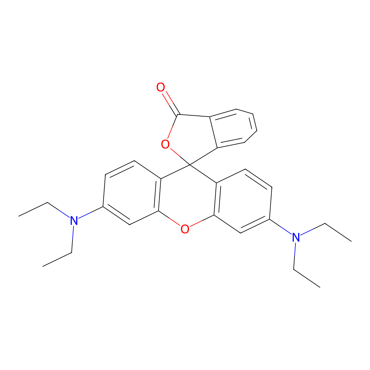 Solvent Red 49 molecular structure, CAS 509-34-2