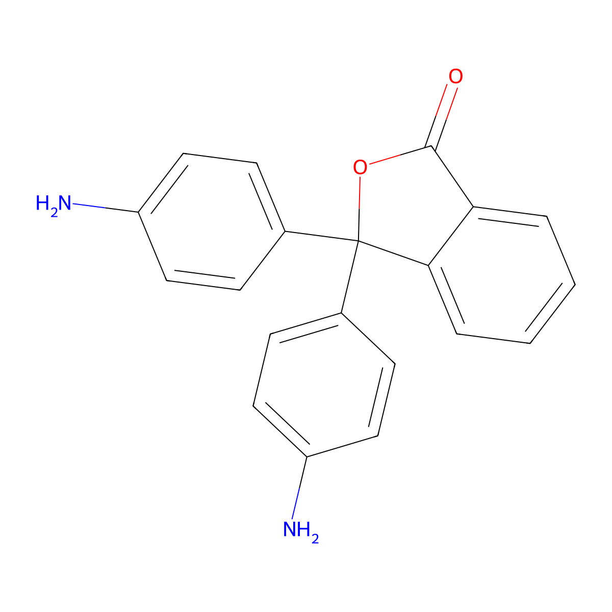 Anilinephthalein molecular structure, CAS 509-77-3