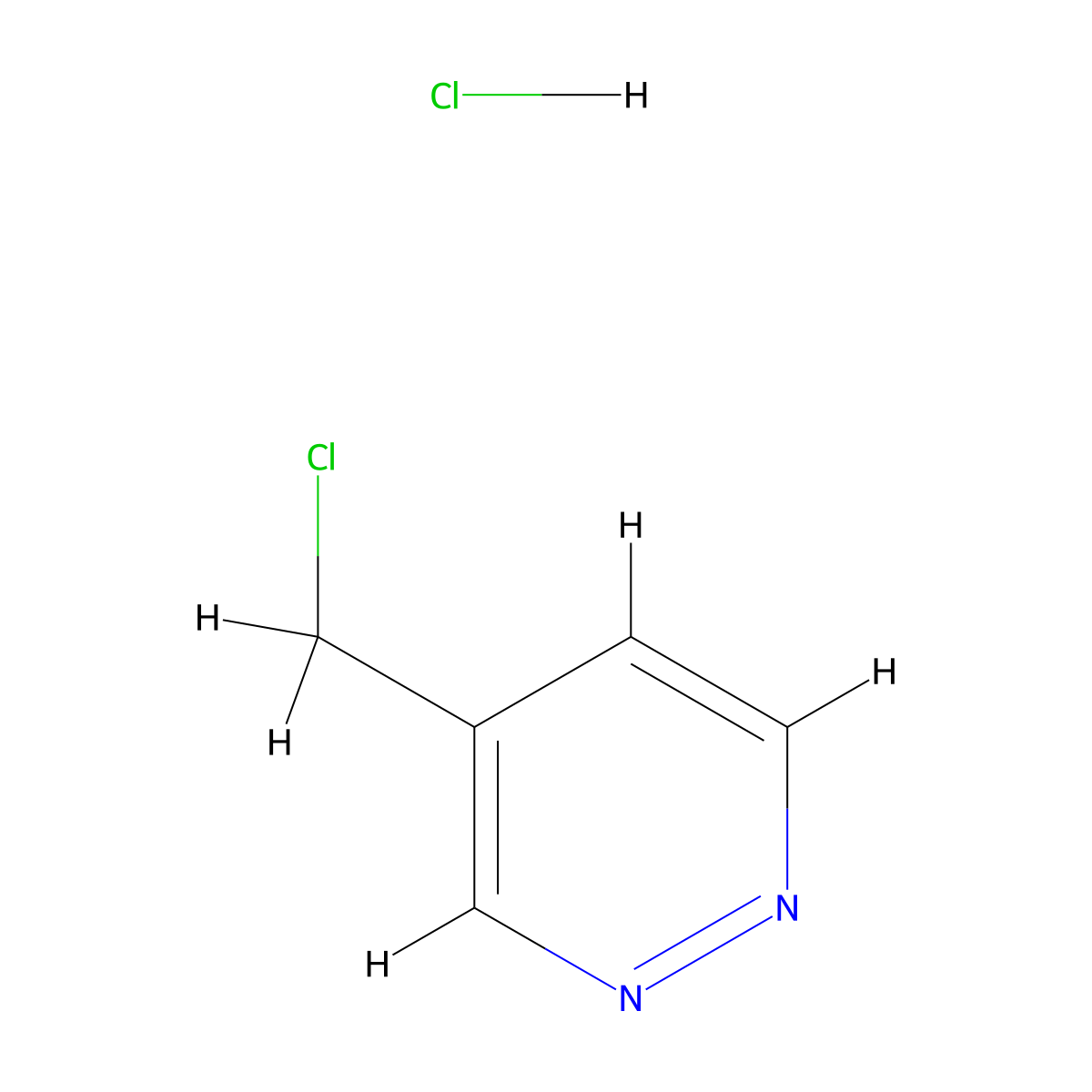 4-(Chloromethyl)pyridazine hydrochloride molecular structure, CAS 50901-48-9