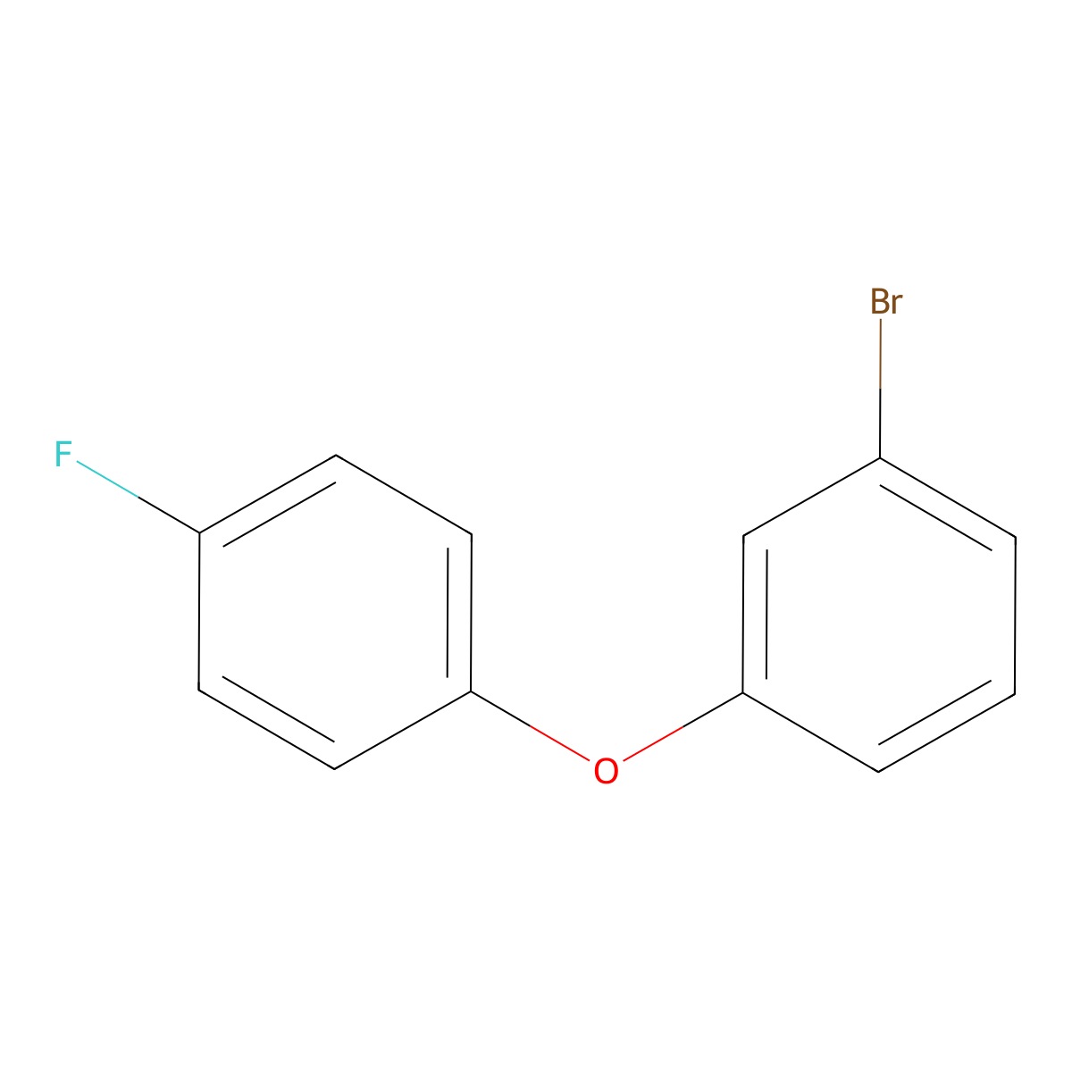 3-Bromo-4'-fluorodiphenyl ether molecular structure, CAS 50904-38-6