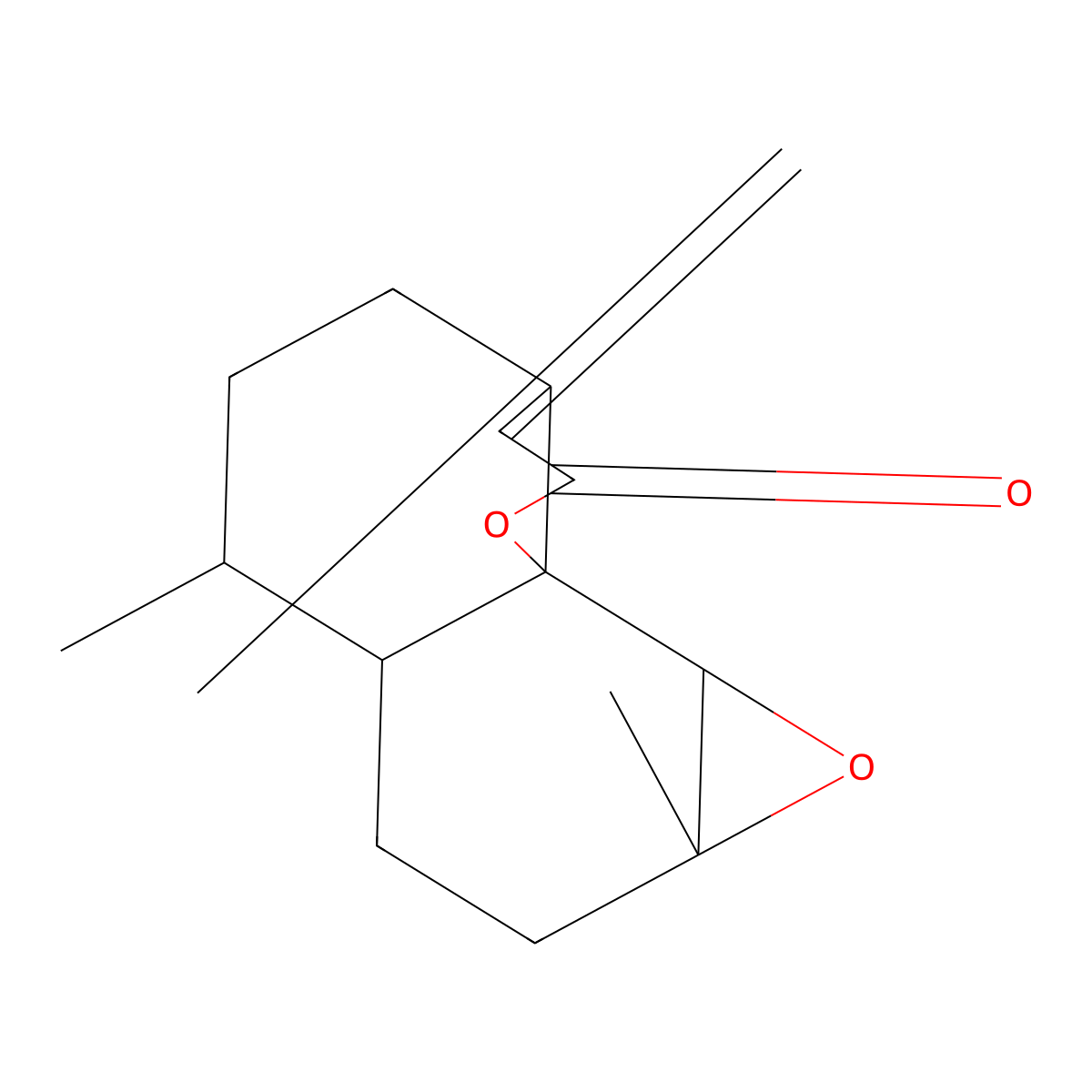 Arteannuin B molecular structure, CAS 50906-56-4