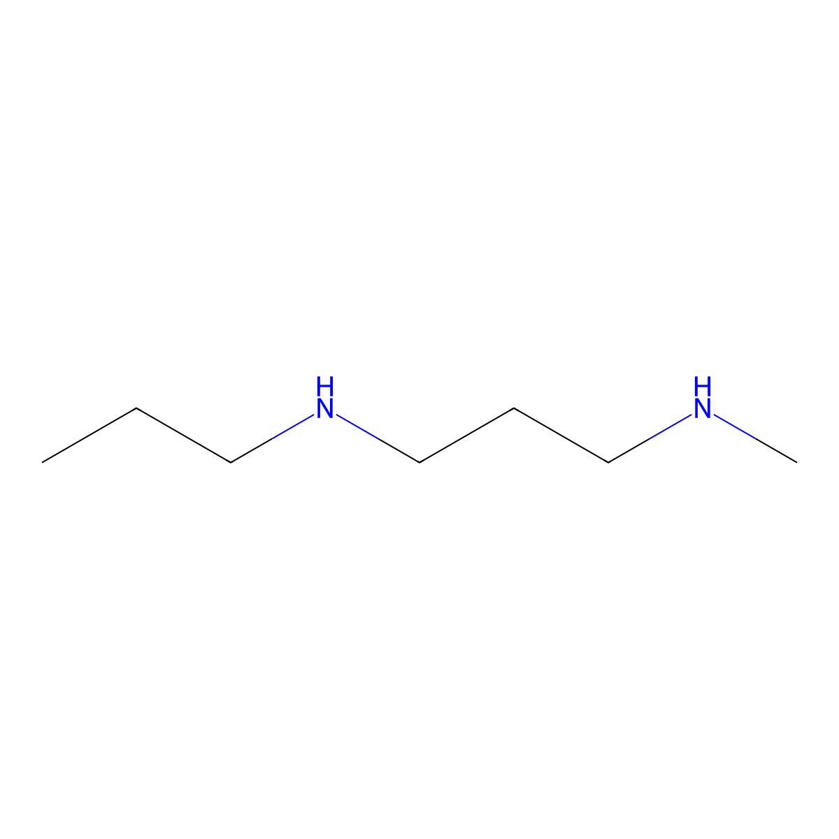 N1-Methyl-N3-propyl-1,3-propanediamine molecular structure, CAS 50910-71-9