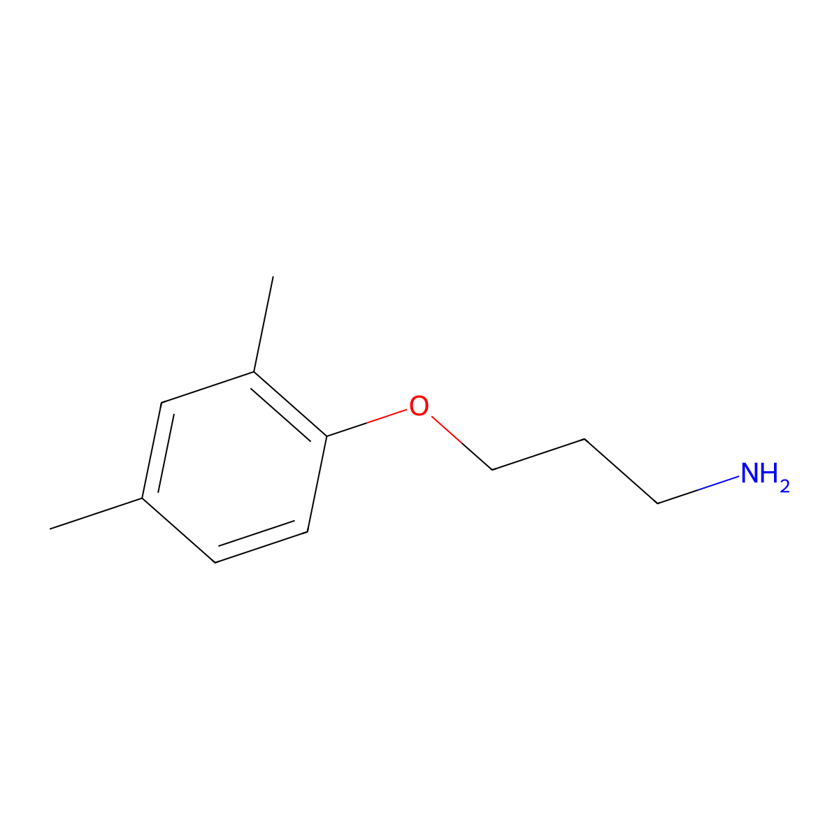 3-(2,4-Dimethylphenoxy)propan-1-amine molecular structure, CAS 50911-65-4