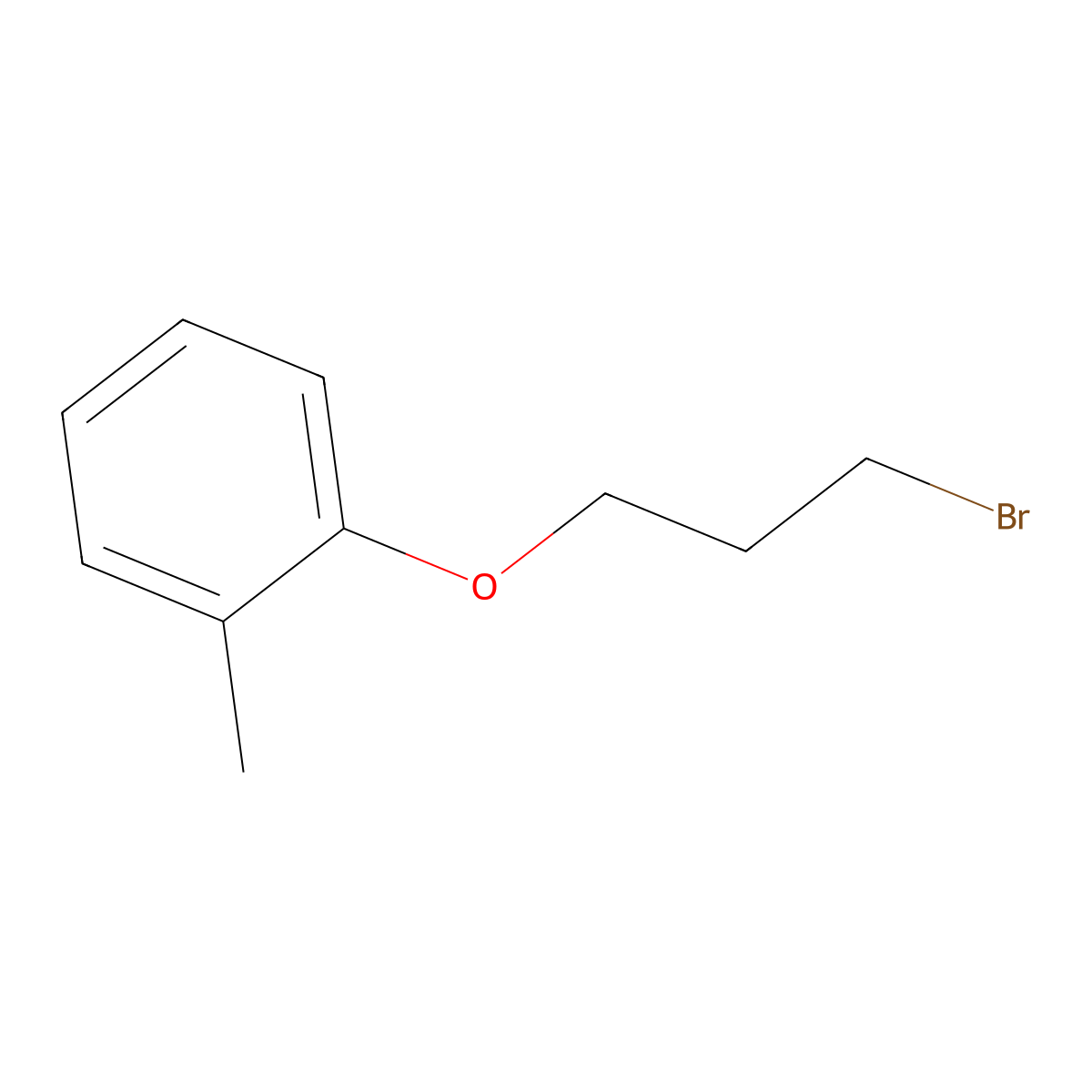 1-(3-Bromopropoxy)-2-methylbenzene molecular structure, CAS 50912-60-2