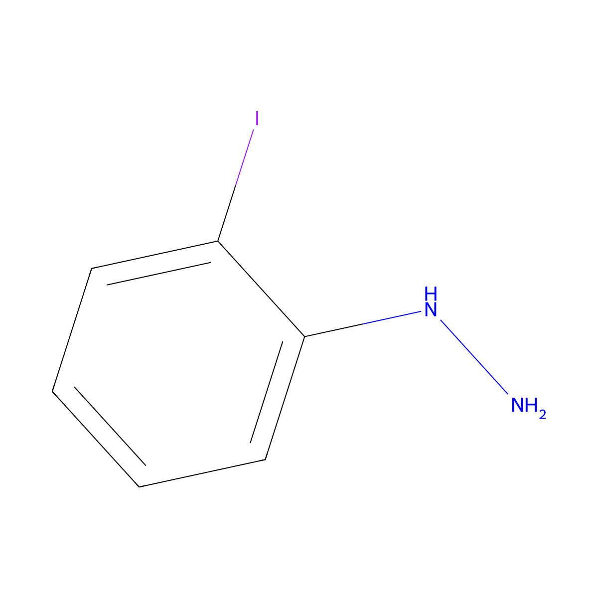 (2-Iodophenyl)hydrazine molecular structure, CAS 50914-15-3