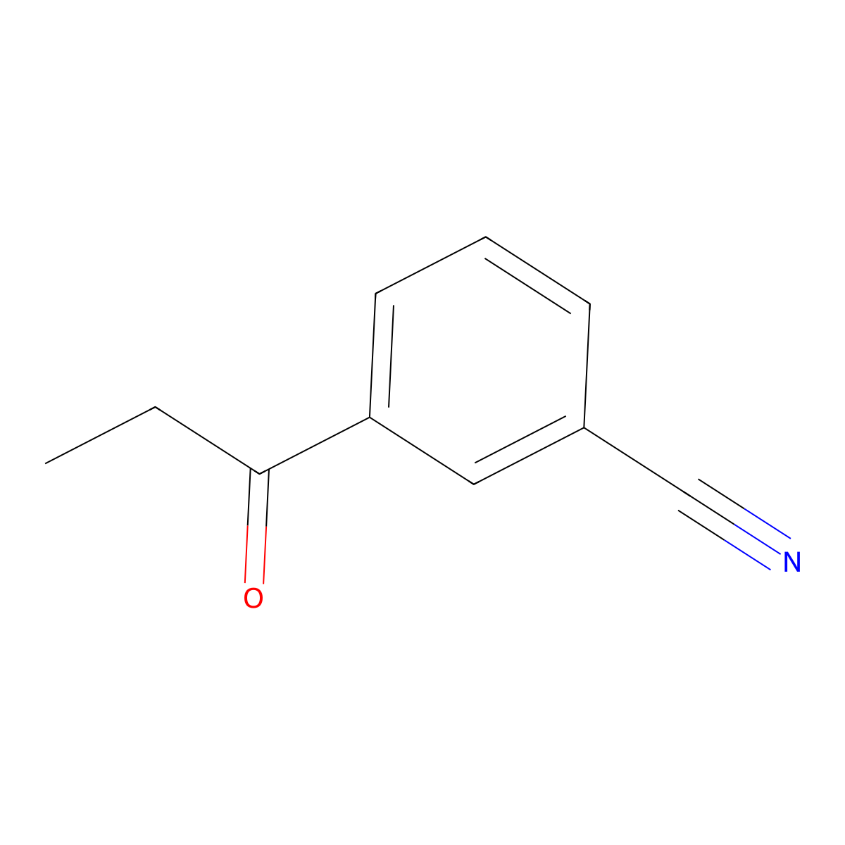 3-Propanoylbenzonitrile molecular structure, CAS 50916-34-2