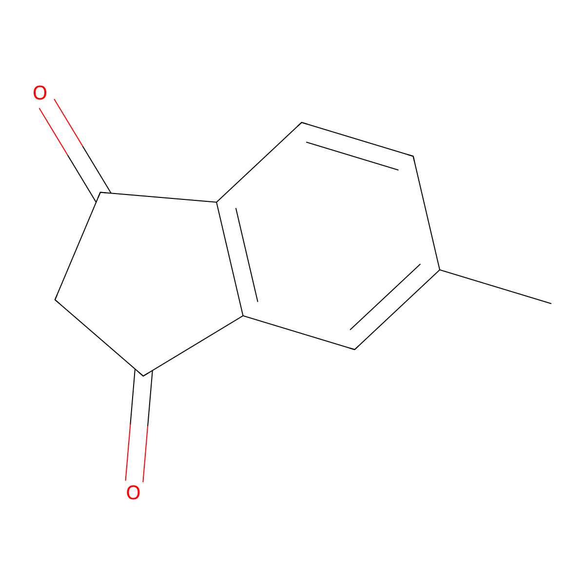 5-methyl-2,3-dihydro-1H-indene-1,3-dione molecular structure, CAS 50919-77-2