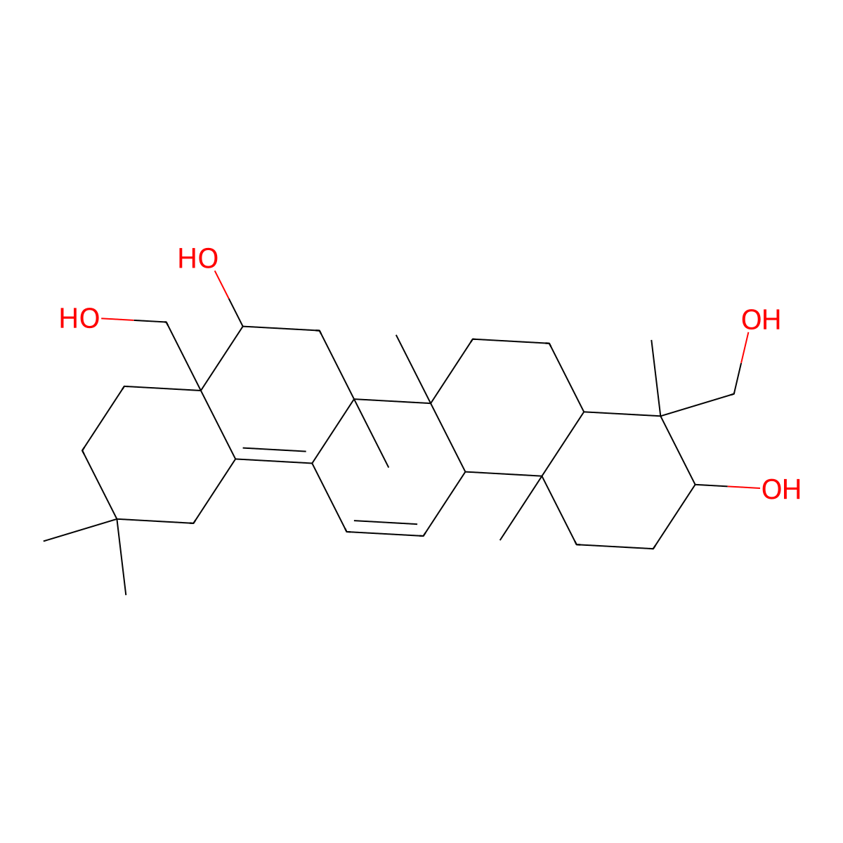 Saikogenin A molecular structure, CAS 5092-09-1
