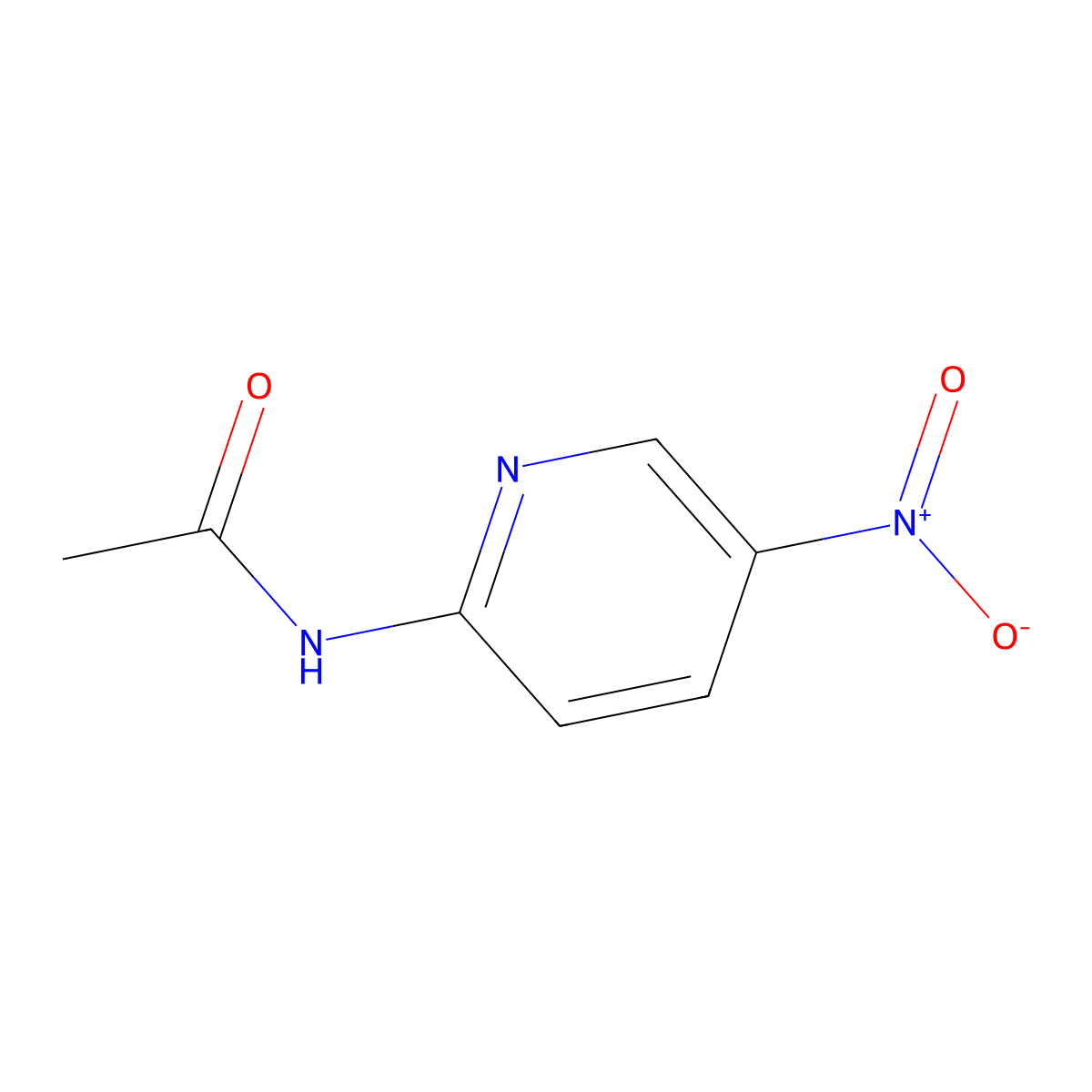 2-Acetamido-5-nitropyridine molecular structure, CAS 5093-64-1