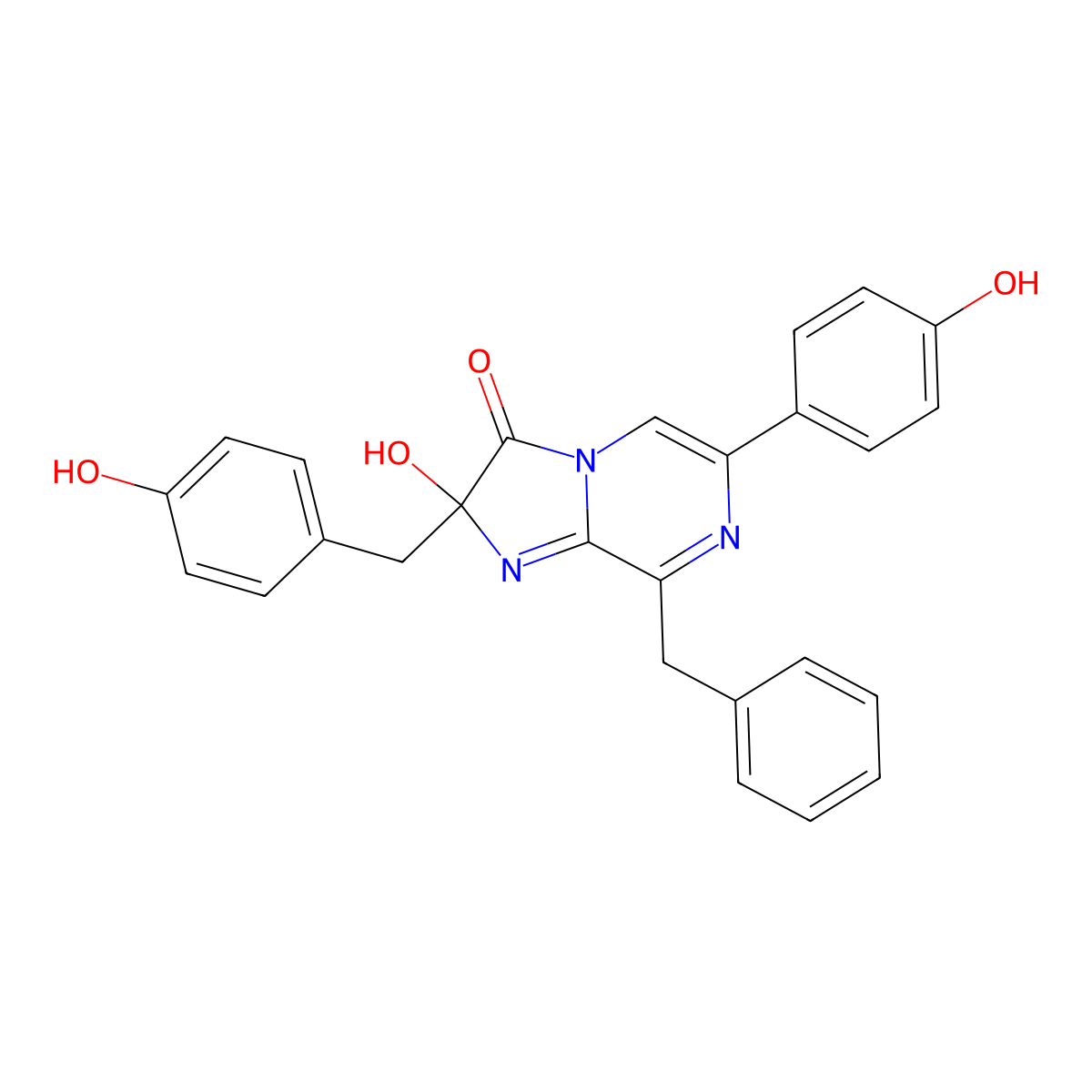 Aequorin molecular structure, CAS 50934-79-7