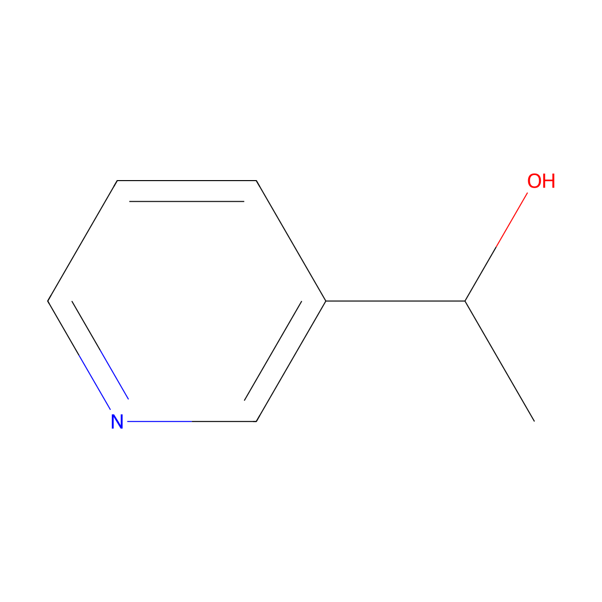 (S)-1-(3-Pyridyl)ethanol molecular structure, CAS 5096-11-7